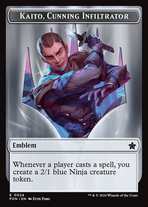 Kaito, Cunning Infiltrator Emblem — art by Evyn Fong