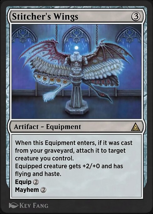 Rocket-Powered Goblin Glider — art by Kev Fang