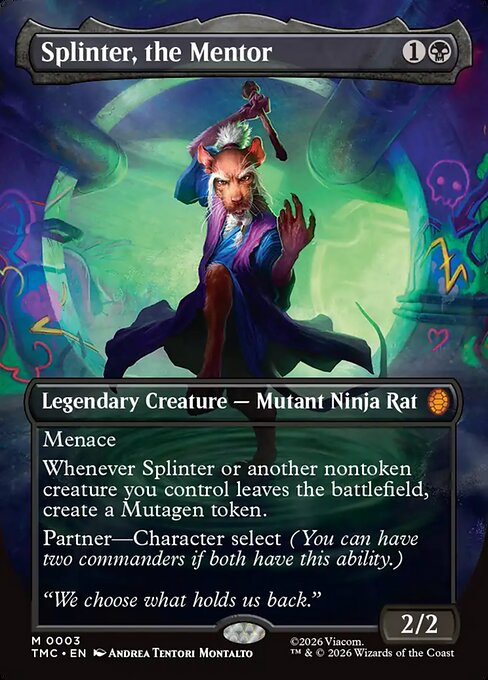 Splinter, the Mentor — art by Andrea Tentori Montalto