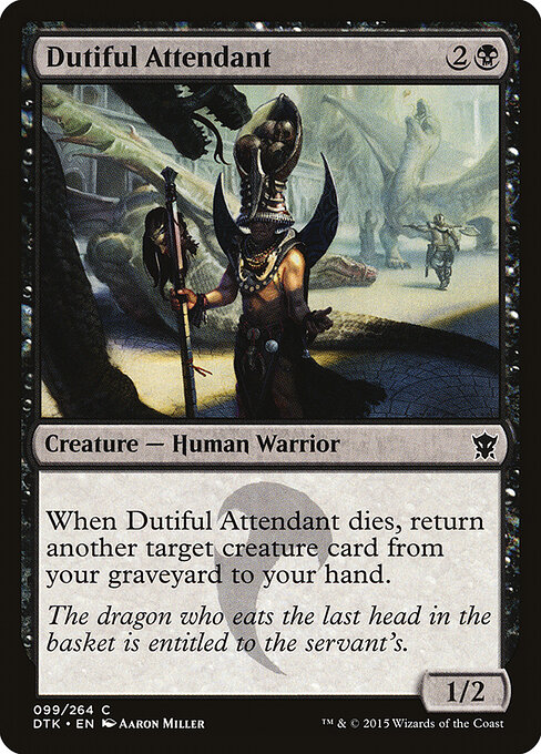 Dutiful Attendant — art by Aaron Miller
