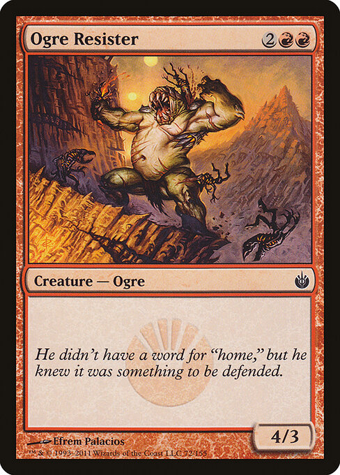 Ogre Resister — art by Efrem Palacios