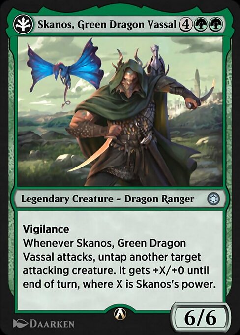 Skanos, Green Dragon Vassal — art by Daarken
