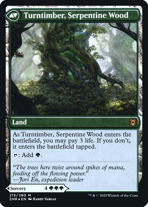 Turntimber Symbiosis // Turntimber, Serpentine Wood — art by Randy Vargas