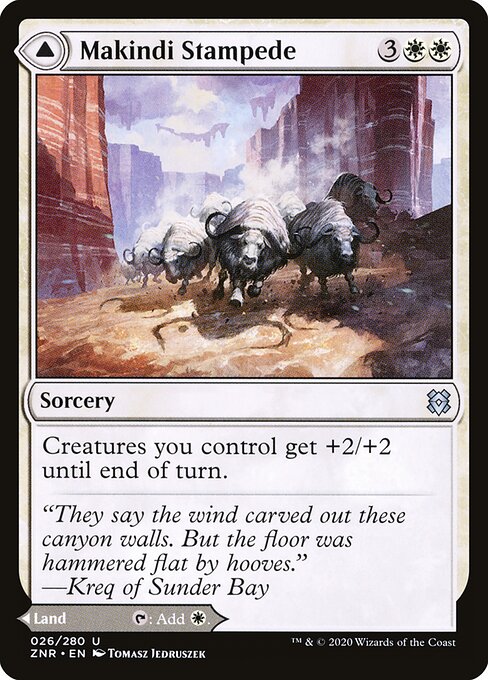 Makindi Stampede // Makindi Mesas — art by Tomasz Jedruszek