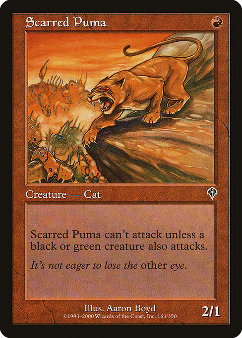 Scarred Puma — art by Aaron Boyd