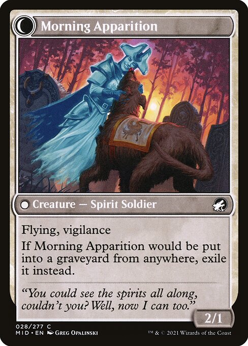 Mourning Patrol // Morning Apparition — art by Greg Opalinski