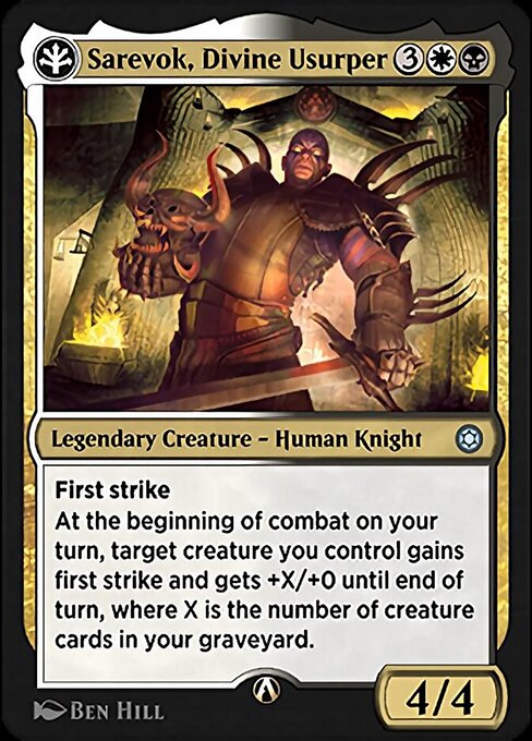 Sarevok, Divine Usurper — art by Ben Hill