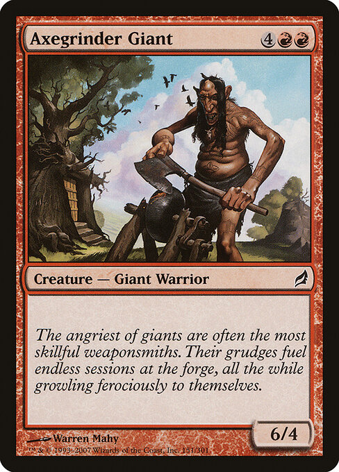 Axegrinder Giant — art by Warren Mahy