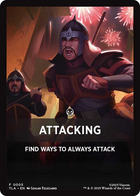 Attacking — art by Logan Feliciano