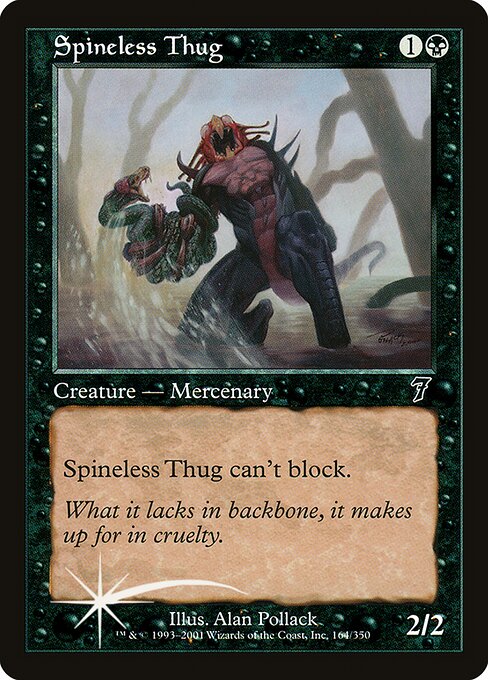 Spineless Thug — art by Alan Pollack