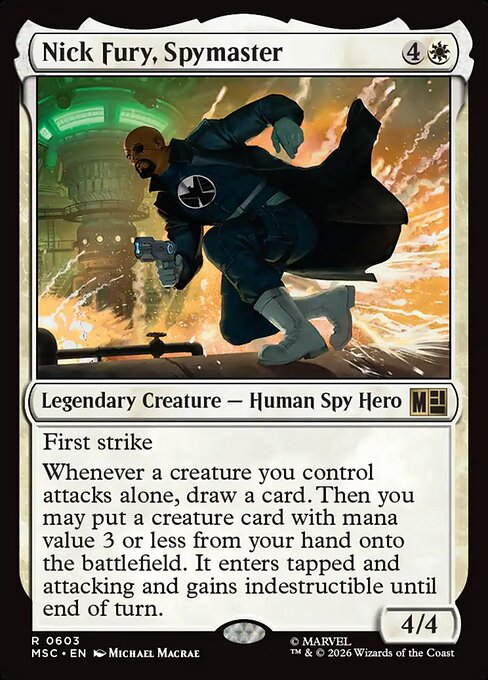 Nick Fury, Spymaster — art by Michael MacRae