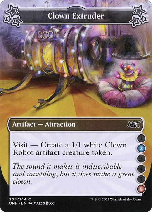 Clown Extruder — art by Marco Bucci
