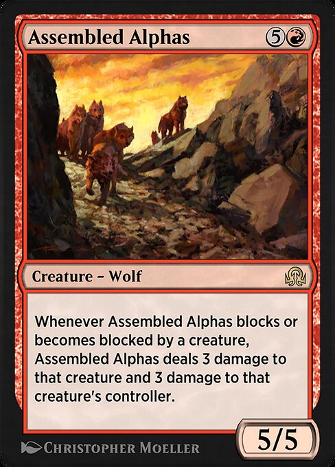 Assembled Alphas — art by Christopher Moeller