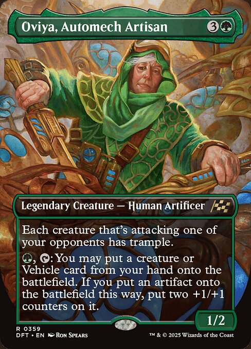 Oviya, Automech Artisan — art by Ron Spears