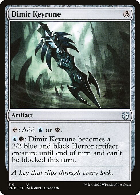 Dimir Keyrune — art by Daniel Ljunggren