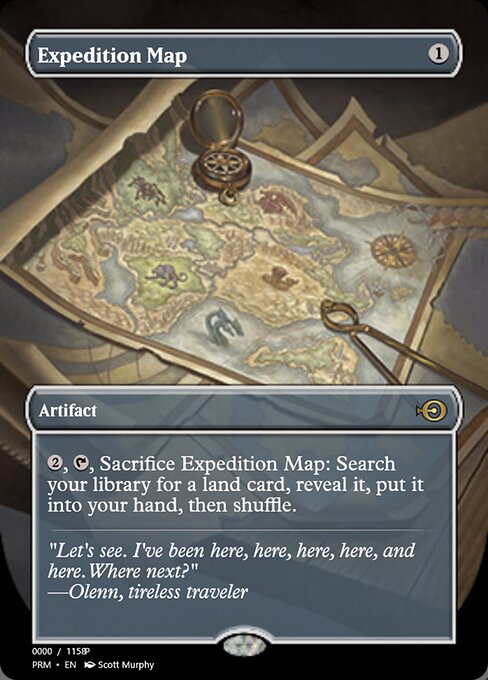 Expedition Map — art by Scott Murphy
