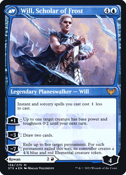 Rowan, Scholar of Sparks // Will, Scholar of Frost — art by Magali Villeneuve