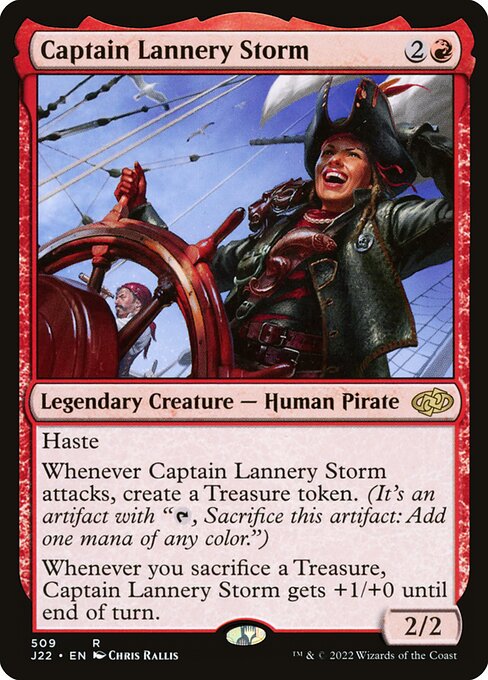 Captain Lannery Storm — art by Chris Rallis