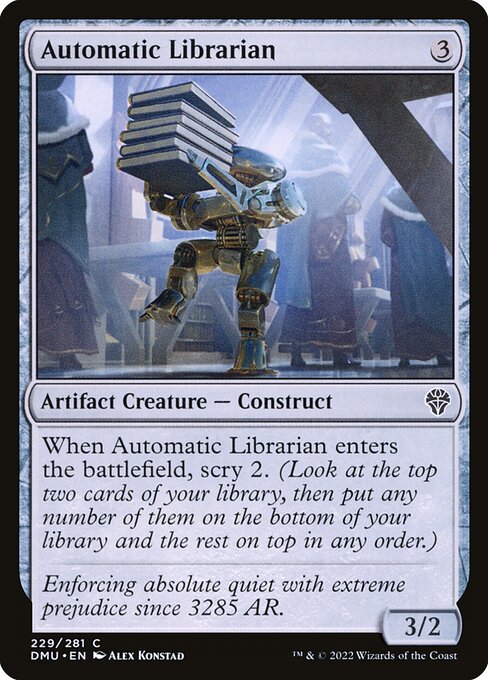 Automatic Librarian — art by Alex Konstad