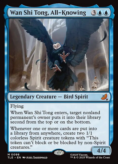 Wan Shi Tong, All-Knowing — art by Axel Sauerwald