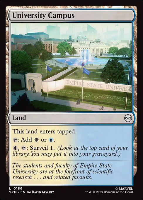 University Campus — art by David Álvarez