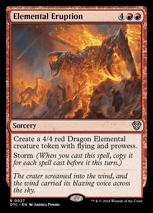 Elemental Eruption — art by Andrea Piparo