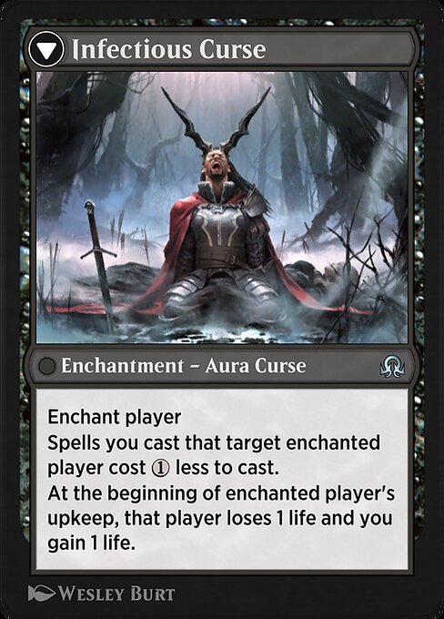 Accursed Witch // Infectious Curse — art by Wesley Burt