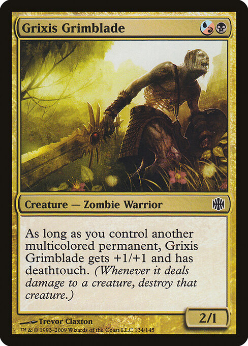 Grixis Grimblade — art by Trevor Claxton