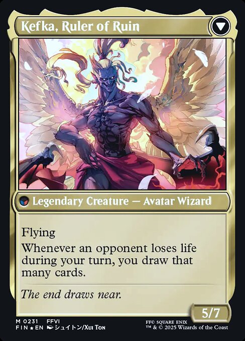 Kefka, Court Mage // Kefka, Ruler of Ruin — art by Xui Ton