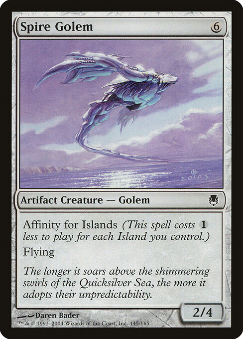 Spire Golem — art by Daren Bader