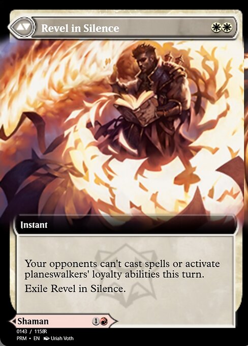 Flamescroll Celebrant // Revel in Silence — art by Uriah Voth