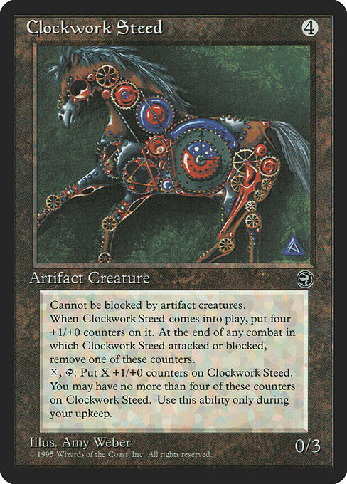 Clockwork Steed — art by Amy Weber