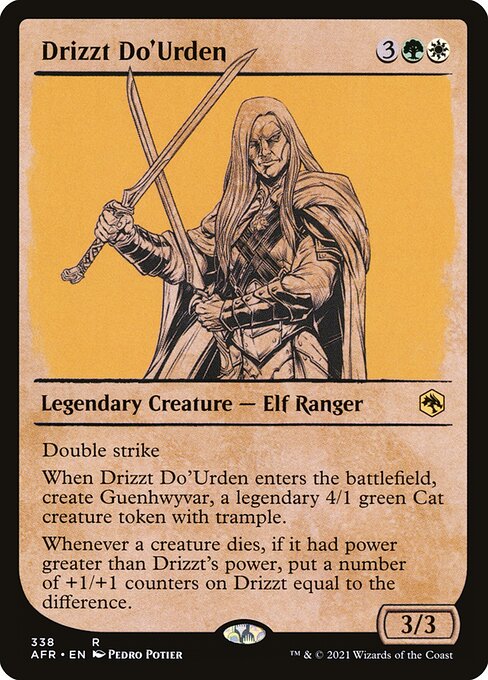 Drizzt Do'Urden — art by Pedro Potier