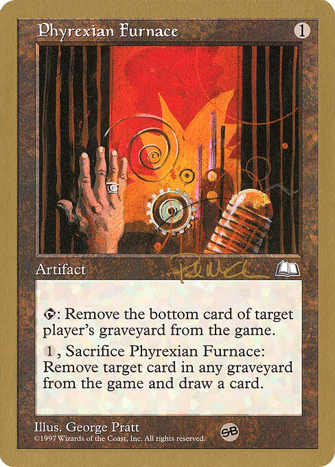 Phyrexian Furnace — art by George Pratt