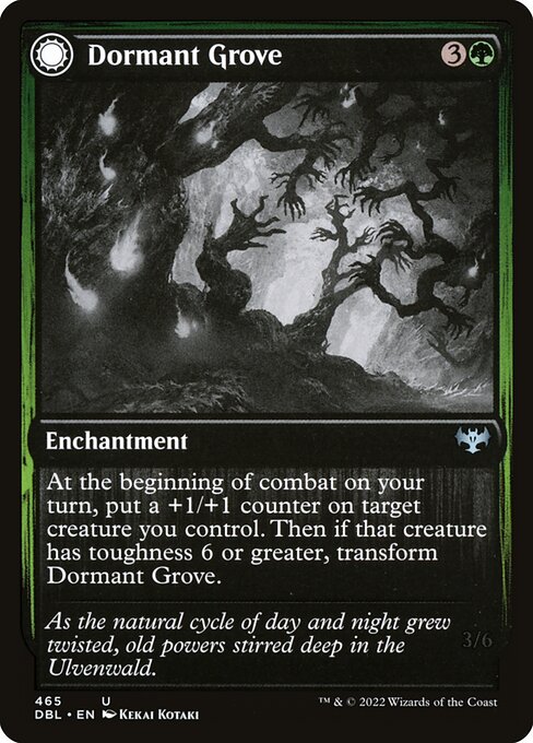 Dormant Grove // Gnarled Grovestrider — art by Kekai Kotaki