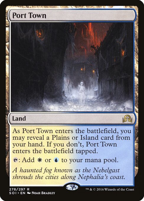 Port Town — art by Noah Bradley