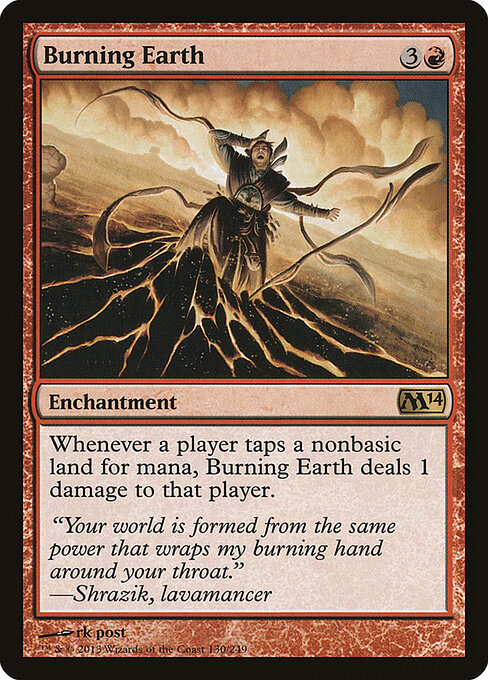Burning Earth — art by rk post