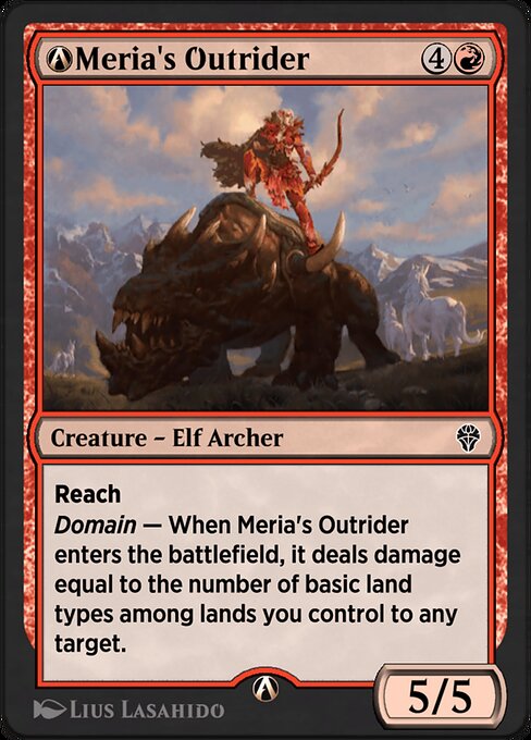 A-Meria's Outrider — art by Lius Lasahido