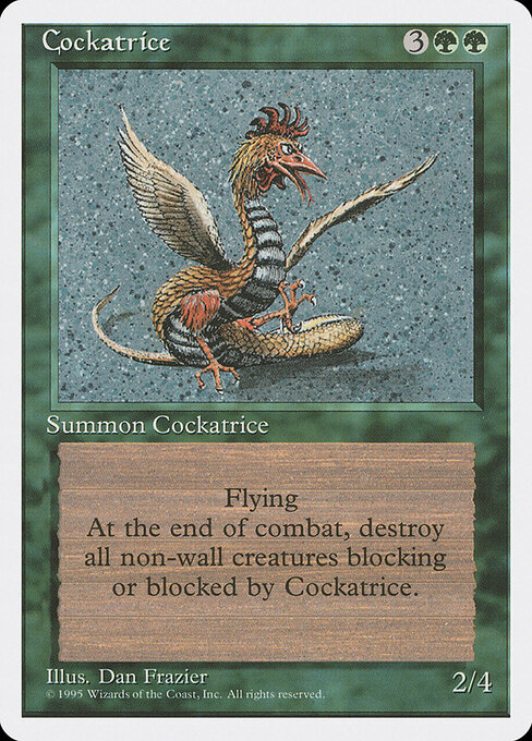 Cockatrice — art by Dan Frazier