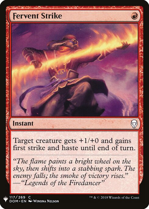 Fervent Strike — art by Winona Nelson