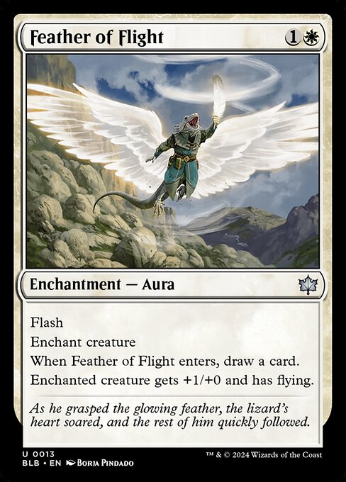 Feather of Flight — art by Borja Pindado