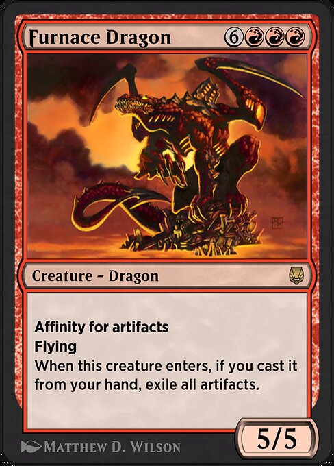 Furnace Dragon — art by Matthew D. Wilson