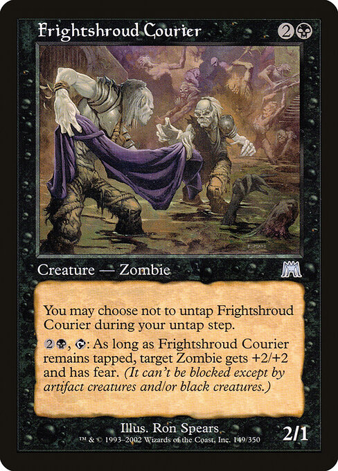 Frightshroud Courier — art by Ron Spears
