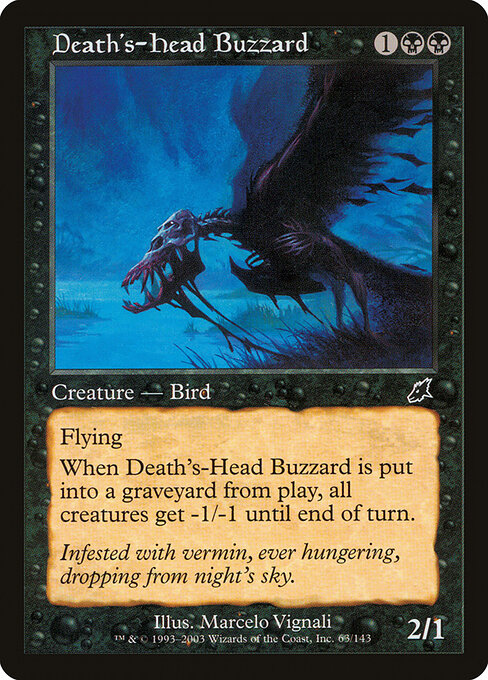Death's-Head Buzzard — art by Marcelo Vignali
