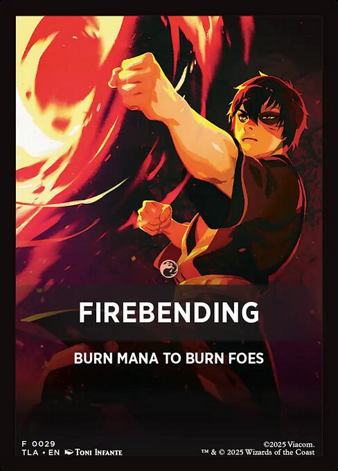 Firebending — art by Toni Infante