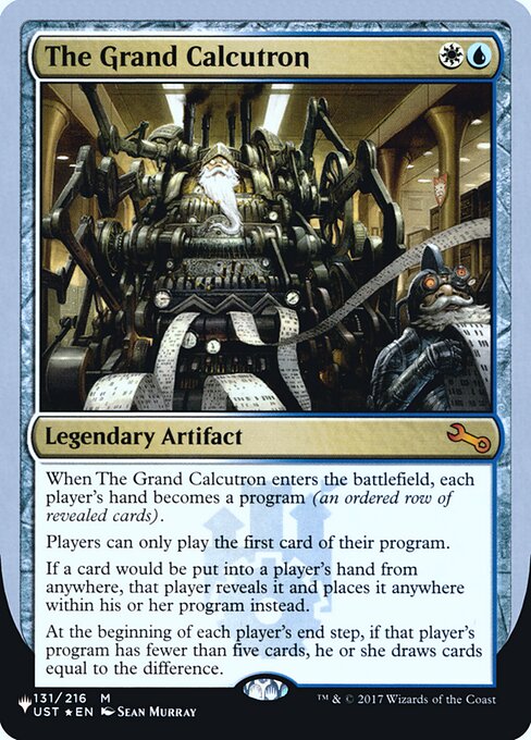 The Grand Calcutron — art by Sean Murray