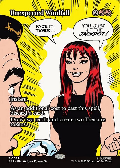 Unexpected Windfall — art by John Romita Sr.