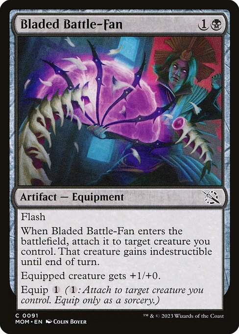 Bladed Battle-Fan — art by Colin Boyer