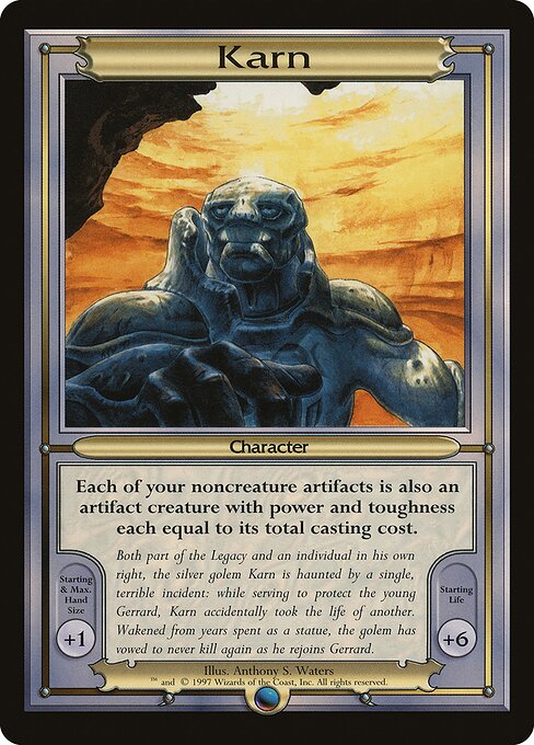 Karn — art by Anthony S. Waters