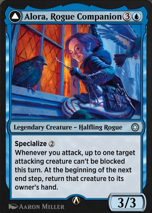 Alora, Rogue Companion — art by Aaron Miller